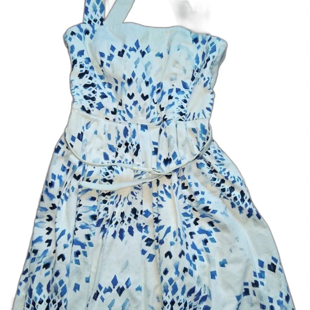 Black House White Market Geometric Halter Dress - Picture 1 of 5